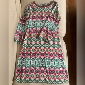 Floral print luxurious dress